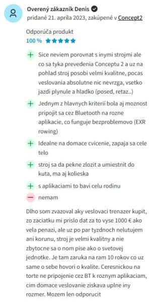 Recenzie a skúsenosti s veslovacím trenažérom Concept2 RowErg