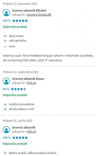 Recenzie a skúsenosti s volantom na PC Logitech G29 Driving Force