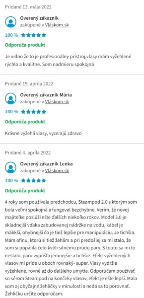 Recenzie a skúsenosti so žehličkou na vlasy L’Oréal Professionnel SteamPod 3.0