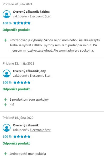 Recenzie a skúsenosti so zmrzlinovačom Klarstein Sweet Dreams