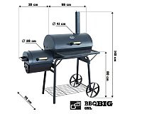 G21 BBQ Big rozmery