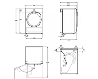 AEG AbsoluteCare T8DEE68SC rozmery