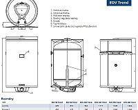 Elektrický bojler na vodu Tatramat EOV 120 Trend