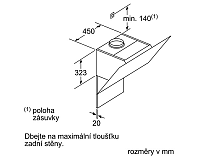 Bosch DWK98PR60 rozmery