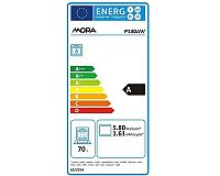 Mora P140AW energetický štítok