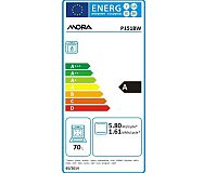 Mora P151BW energetický štítok