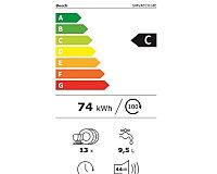 Bosch SMV4ECX14E energetický štítok