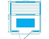Infrasauna Marimex Popular 3001 L rozmery