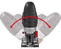 Parkside Performance AKU priamočiara píla PSSPA 20-Li B2 nastavenie