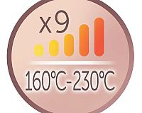 Remington PROluxe S9100 teploty