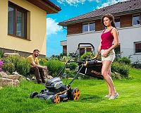 Aku kosačka Riwall PRO RALM 4640SPi recenzia