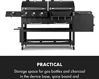 Klarstein Kingsville Smoker úložné priestory