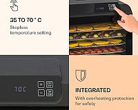 Klarstein Arizona Jerky nastavenie teploty