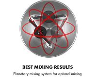Klarstein Delfino planetárny systém miešania