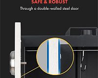 Klarstein Flintstone Steel dvere