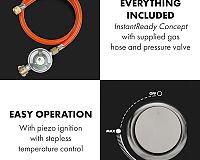 Klarstein Pasadena príslušenstvo a ovládanie