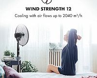 Klarstein Summer Vibe prietok vzduchu