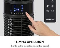 Klarstein Twister ovládanie