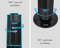 Klarstein Twister oscilácia