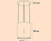 Klarstein Barett rozmery