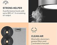 Klarstein Skyfall Smart výkon a filtre