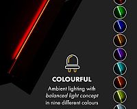 Klarstein Alina farebné podsvietenie