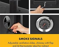 Gril na drevené uhlie Klarstein Meat Machine