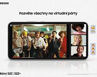 Samsung Galaxy S22 virtuálna párty