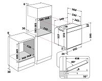 Whirlpool AKZ9 6230 NB rozmery
