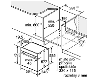 Bosch HBG6750S1 rozmery