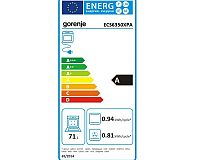 Gorenje ECS6350XPA energetický štítok