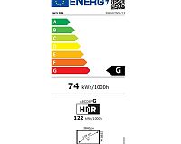 Philips 55PUS7506 energetický štítok