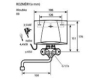 Clage M7 SMB rozmery