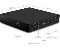 Nokia Streaming Box 8000 rozmery a konektivita